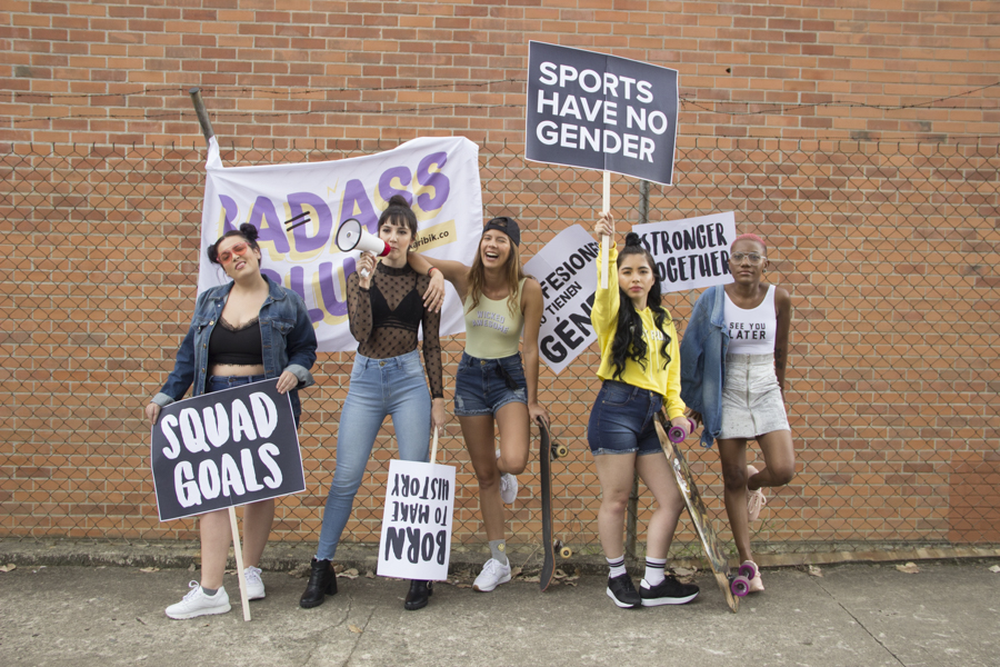 Protesta feminista badass Karibik